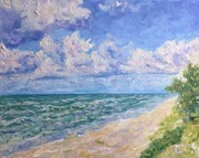 Olej/płótno 50x40 "Bałtyk"