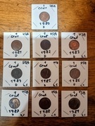 1 cent USA lata 80