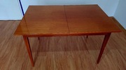 Piękny stół PRL rozkładany, lata 70., mahoń, połysk