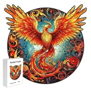 Puzzle drewniane XXL orzeł łamigłówka wooden układanka dużo elementów 