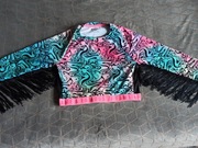 Promocja STRÓJ SPORTOWY DO TAŃCA frędzle DISCO 140 cm