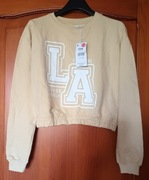 Bluza dziewczęca 158cm beżowa