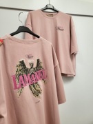 Bluzka Lamanuel róż skrzydła 