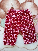 Welurowe pluszowe spodnie H&M 62 w kropki kwiatki jak nowe