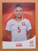 Oficjalna karta Reprezentacja Polski kobiet ALEKSANDRA SIKORSKA
