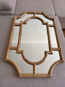 Bambusowe Lustro mid century antyk 