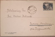 Przedwojenna koperta Puławy 1937 rok.