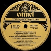 Camel Stationary Traveller Black NM/ Vg+ Wydanie Angielskie  1984