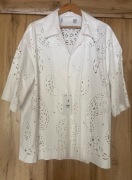 Biała Bershka bawełna L nowa