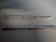 Prowadnica rolkowa do szuflad biała 400 mm 2szt.