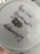 Unikatowy Serwis Kawowy WAWEL –  Malowany, Sygnatura AJ, Vintage PRL