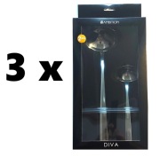 3 x AMBITION Diva zestaw chochla +łyżka do sosu-  28/17,5 cm - nalewak