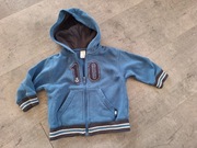 Bluza chłopięca na zamek, z kapturem. Rozm. 86 cm