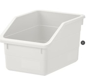 SOCKERBIT Pojemnik, biały, 19x26x15 cm