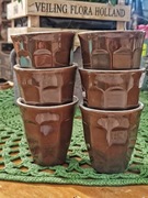 Komplet 6 porcelanowych filiżanek do espresso 