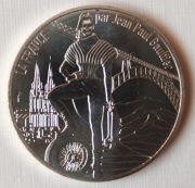 10 EURO FRANCJA 2017 Srebro Ag333 Jean Paul Gaultier 3/24 