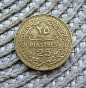 Liban 25 Piasters 1972r