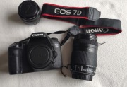 Canon EOS 7 D+BG-E7+Canon 18-135 IS Canon +50/1.8 ,stan bardzo dobry