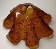 Szklany klosz  średnica ok 21cm.