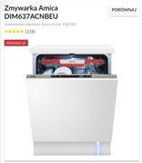 Uszkodzona Zmywarka Amica do zabudowy 