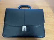 Wyjątkowa skórzana aktówka organizer Nieużywana