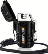 Zapalniczka Plazmowa Explorer Czarna USB-C Smyczka Nowa