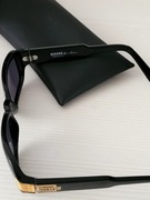 Okulary przeciwsłoneczne versus made in Italy  złote boki vintage 