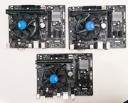 ZESTAW 3x płyta główna Gigabyte H81M-S1 + Intel i5-4590 + 4 GB DDR3