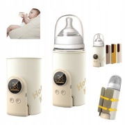 Przenośny podgrzewacz do butelek wbudowany akumulator 6 ustawień 18 W