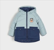 r.80 Myszka Miki Mickey kurtka puchowa ocieplana zimowa