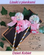 Lizaki prezent na dzień kobiet podziękowanie dla gości 