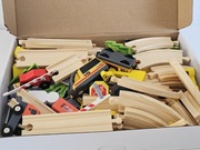 Kolejka Drewniana zestaw pociąg tory