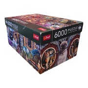 6000 puzzle + poster, koty, Premium Plus Quality, Trefl, 1972x922 mm