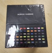 Markery akrylowe 60 szt pisaki do kamieni płótna szkła drewna  