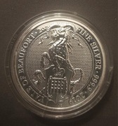 5 GBP "Bestie Królowej" Srebro