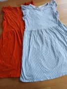 Sukienka h&m, 134/140, 2 szt.