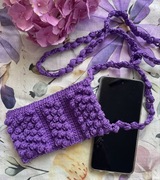 Szydełkowe etui na telefon/ okulary