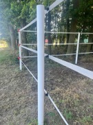 Paliki pastuch słupki białe 