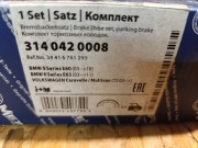 3140420008 SZCZĘKI HAM. RĘCZ. BMW E50 E63 VW Caravelle/ Multivan MEYLE