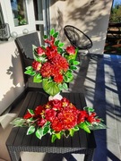 Komplet nagrobny,Stroik i bukiet na cmentarz,Super cena