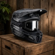 Kask Leatt Moto 3.5 + gogle Vizion 3.5 Stealth