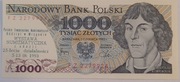 Banknot 1000 zł z 1 czerwca 1982 r. z nadrukiem 