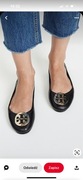tory burch Balerinki baleriny flap klasyczne chanel czarne baletki 39