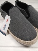 Espadryle Jomix rozmiar 41 szare slip on lekkie buty casual