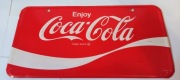Pamiątkowa metalowa tablica  Coca cola. Wymiary 30x15cm