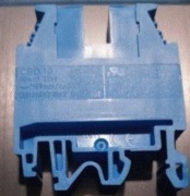 ZŁĄCZKA SZYNOWA ZUG NA SZYNĘ TH35 10MM niebieski