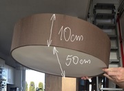 Lampa sufitowa brązowa