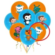 Oktonauci balon balony Kapitan Barney (Pomarańcz.)