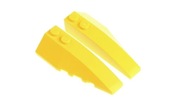 LEGO Klocek skośny 6x2 41748 i 41747 - para żółty