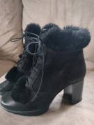 Skórzane botki Josef Seibel 38 